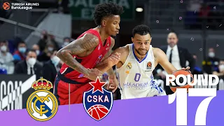 Real edges CSKA in EuroLeague classic! | Round 17, Highlights | Turkish Airlines EuroLeague