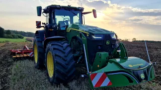 Ciężka uprawa na Żuławach wiślanych. John Deere 8R410 & Vaderstad Topdown 500. KUŁ-ROL