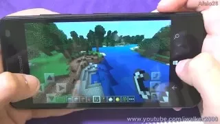 Обзор Microsoft Lumia 550 - тест производительности в Minecraft