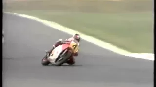 Brown and Huber's fatal crash, Silverstone 1983, 500cc (Aftermath Only)