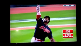 Game tying home run Indians vs cubs world series game 7