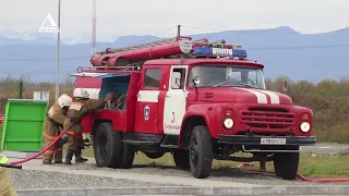 Спасатели ликвидировали ЧП на АЗС Подорожник в ходе учений