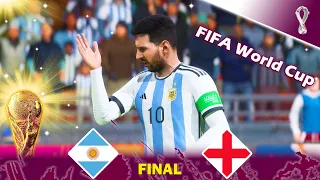 FIFA 23 Gameplay | Argentina vs England - FIFA World Cup 2022 Final | Messi vs Kane | Next Gen PC