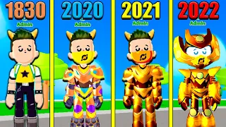 EVOLUCION DE ADMIN en PK XD *2020 vs 2021 vs 2022* ¿CUAL ES SU MEJOR ACTUALIZACION? 🐸 SIMBA