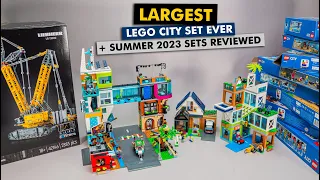 Largest LEGO City set ever! Plus other Summer 2023 releases reviewed