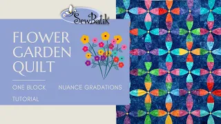 Flower Garden Quilt Block Tutorial