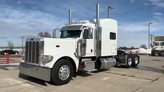 Available now!  2023 Peterbilt 389, 605/2050, 18 speed auto! 5 year 500,000 warranty included!