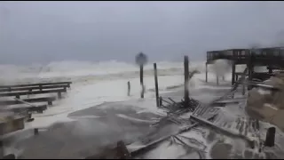 Hurricane Sandy hits the Surf Club in Ortley Beach