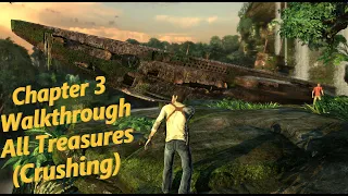 Uncharted: Drake's Fortune Remaster (PS4 PRO) Chapter 3 - Walkthrough/All Treasures (Crushing) HD