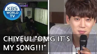 Someone's singing Hwang Chiyeul 's song already??! [Happy Together/2018.05.03]