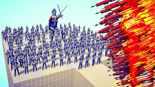 100x SWORDSMAN ARMY ⚔️ VS 👹 EVERY GOD / Totally Accurate Battle Simulator ( TABS )