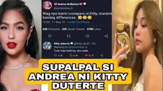 Andrea Brillantes Sinupalpal ni Kitty Duterte sa Twitter
