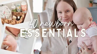 40 Newborn Essentials | EVERYTHING I Use For My Baby!