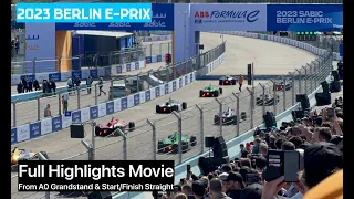 [4K HDR] Full Highlights Movie of the 2023 Berlin E Prix from A0 | Removing Protestors