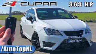 363HP Seat Ibiza Cupra 1.8T *BIG TURBO* REVIEW on AUTOBAHN [NO SPEED LIMIT!] by AutoTopNL