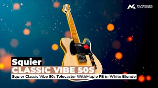 Squier Classic Vibe 50s Telecaster in White Blonde