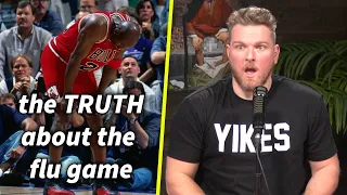 Pat McAfee Reacts To The TRUTH About Jordan's Flu Game