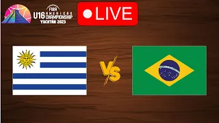 🔴 Live: Uruguay vs Brazil | FIBA U16 Americas Championship 2023 | Live Scoreboard