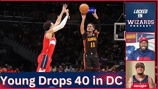 The Wizards fall short vs the Hawks 130-126 in DC. Kuzma drops 38 Points.