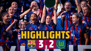 🏆 BARÇA WIN UEFA WOMEN’S CHAMPIONS LEAGUE! BARÇA 3 - 2 WOLFSBURG I HIGHLIGHTS