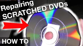 Repairing a SCRATCHED DVD (How to DIY in 4K)