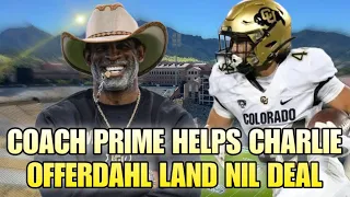 Coach Prime Is Helping Everybody Get A 💰 ‼️ Walkon Charlie Offerdahl Lands New NIL Deal