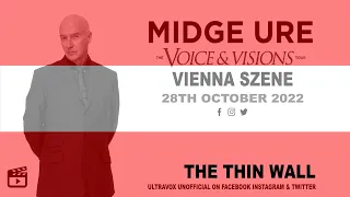 Midge Ure 'The Thin Wall' - 'Voice & Visions' Tour Szene Vienna on 28th October 2022