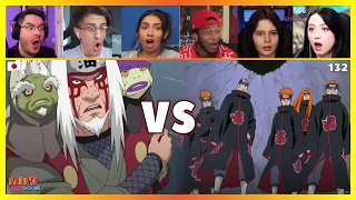 自来也 vs ペイン (2/3) | Reaction Mashup [Naruto - ナルト- 疾風伝 132] ナルト 疾風伝