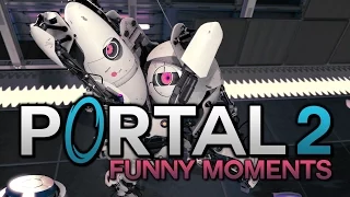 Portal 2 Funny Moments w/ My Girlfriend - Rage, Fails, Stupid Arguments, Dancing