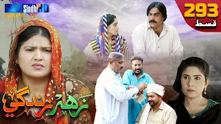 Zahar Zindagi - Ep 293 | Sindh TV Soap Serial | SindhTVHD Drama