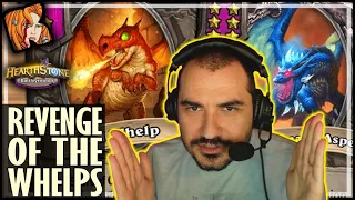 WHELPS INTO KALECGOS IS THE BEST! - Hearthstone Battlegrounds