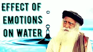 Sadhguru -You can change the quality of water just by touching it !