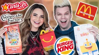We ONLY ate FAST FOOD Kids Meals for 24 HOURS!