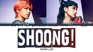 TAEYANG (태양), LISA - Shoong! (슝!) (1 HOUR LOOP) Lyrics | 1시간 가사