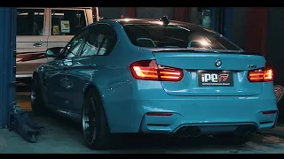 BMW M3 with LOUD iPE Exhaust (Cold Start, Startup, Revs)