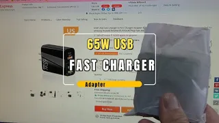 65W USB FAST CHARGER-HOW FAST DOES IT CHARGE?  #fastcharger #usbcharger