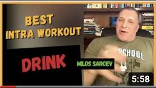 Milos Sarcev     Intra Workout Drink For Maximum Gains