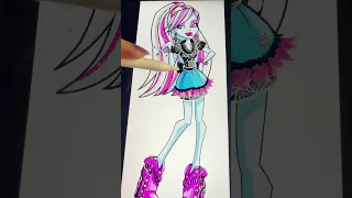 Cómo sería Merlina en el mundo de Monster High Pt. 2 #merlina #monsterhigh #art #fyp #wednesday