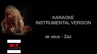 Je veux - Zaz karaoke