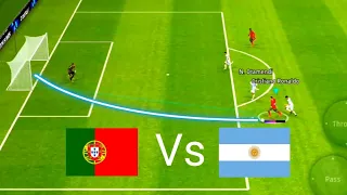 Ronaldo Vs Messi Match | Argentina Vs Portugal Match | Efootball Gameplay |