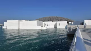 What the Louvre in Abu Dhabi looks like