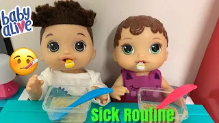Baby Alive Abby Sick Routine Making Alphabet Soup 🍲