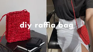 DIY | Super easy: Tasche aus Bast häkeln | Crochet Raffia Bag Tutorial für Anfänger