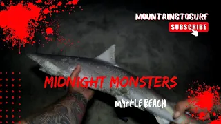 midnight madness: night time surf fishing in myrtle beach South Carolina!