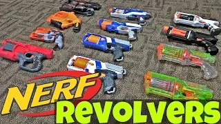 Nerf Revolver Collection! (Maverick, Strongarm, etc.)