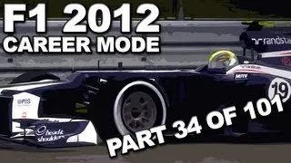 F1 2012: Career Mode Walkthrough (34/101) - Italian Grand Prix (SEASON 2/WILLIAMS) - HD