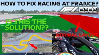 HOW TO FIX RACING AT FRANCE?? DRIVING ALTERNATIVE TRACK LAYOUTS at PaulRicard in F1 2020