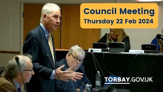 Torbay Council Meeting 22 February 2024