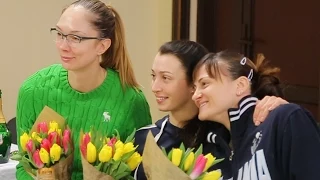 "Динамо-Казань" получает поздравления с 8 марта