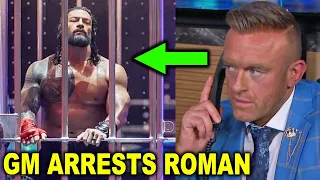 Roman Reigns Arrested by Police and Sent to Jail After SmackDown GM Nick Aldis Calls Cops - WWE News